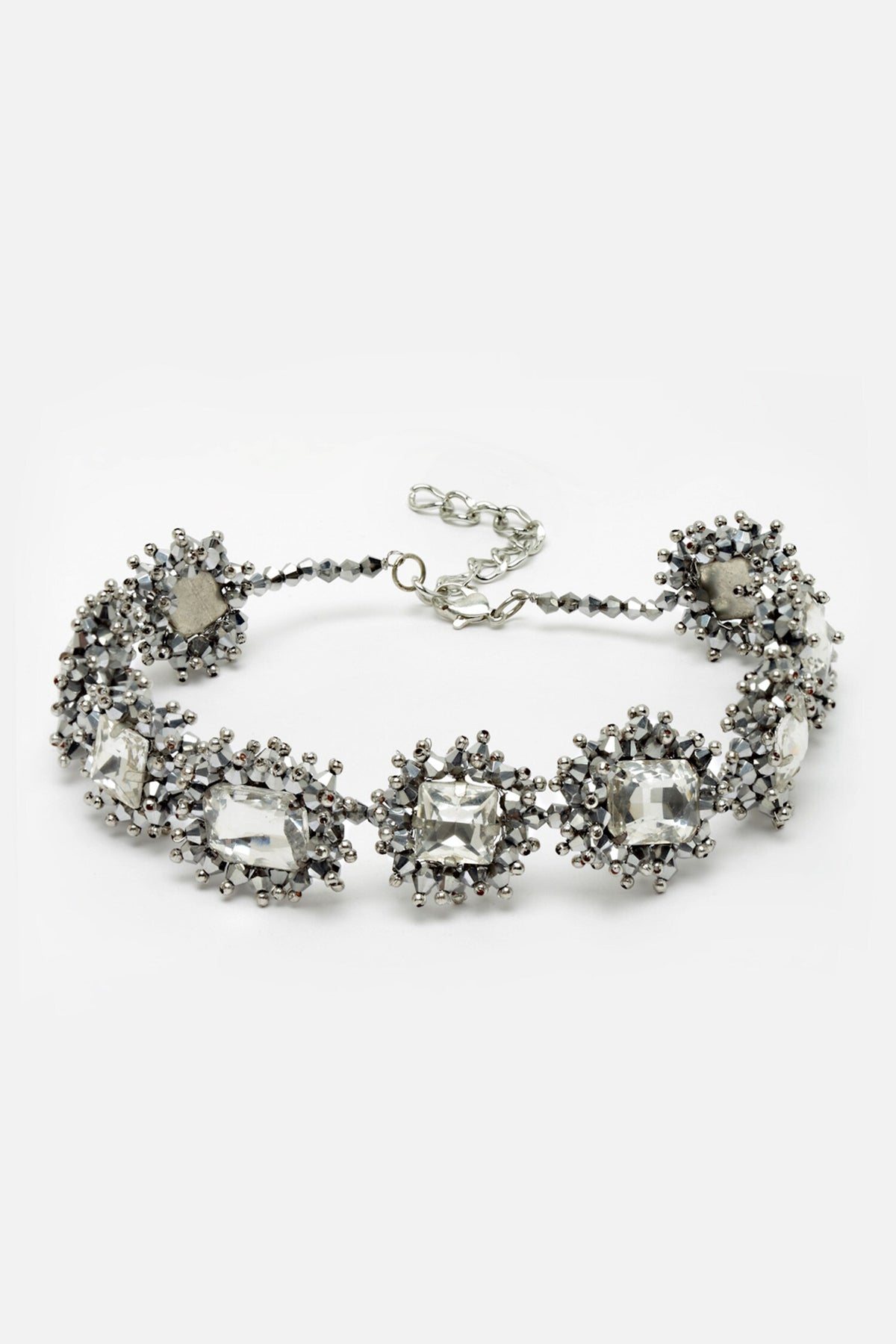 Celestial Sparkle Bead Embellished Choker 