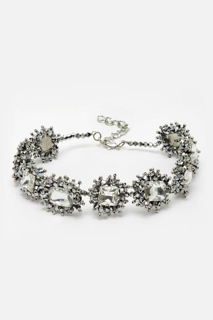Celestial Sparkle Bead Embellished Choker 
