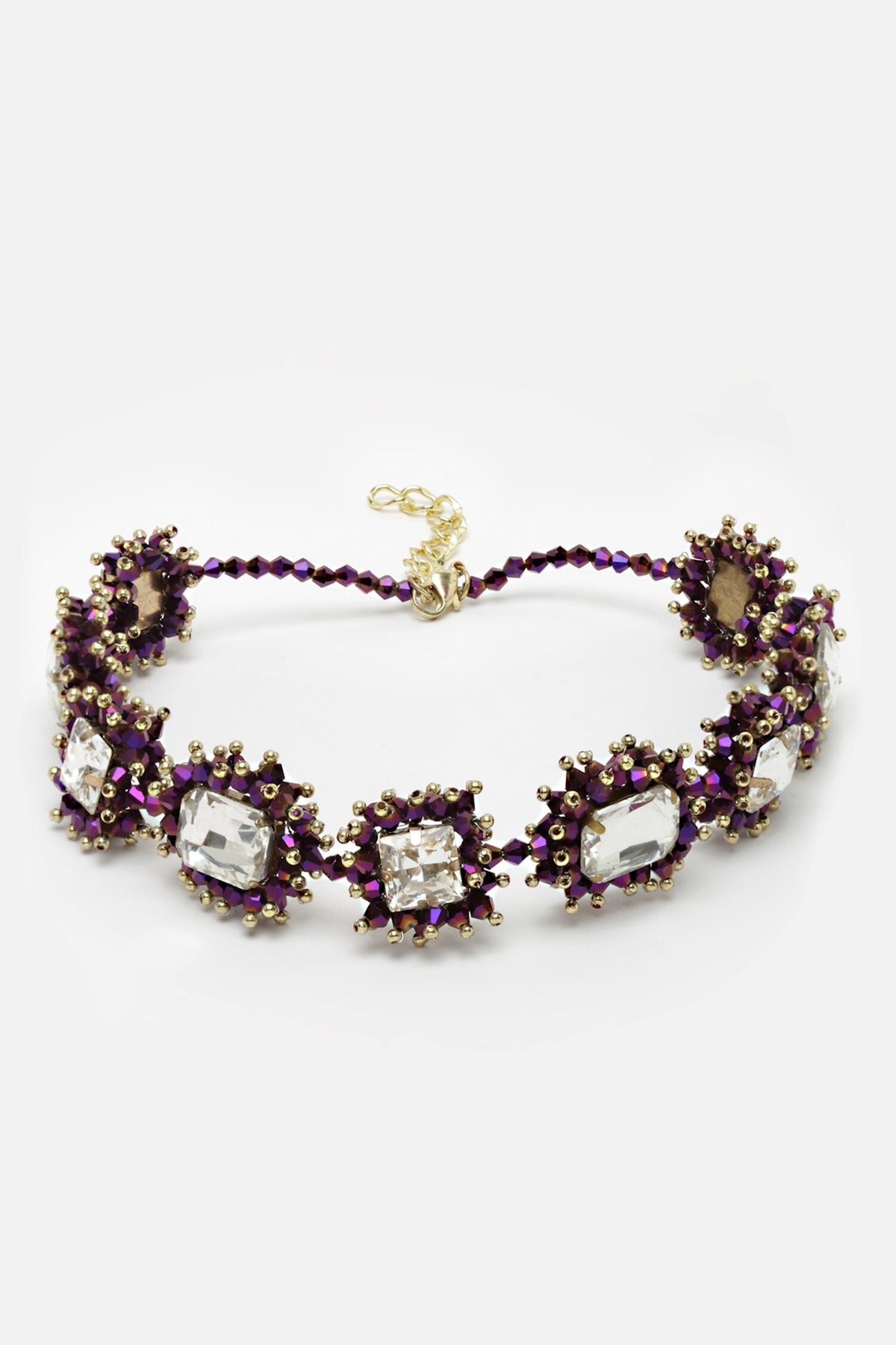 Celestial Sparkle Bead Studded Choker 