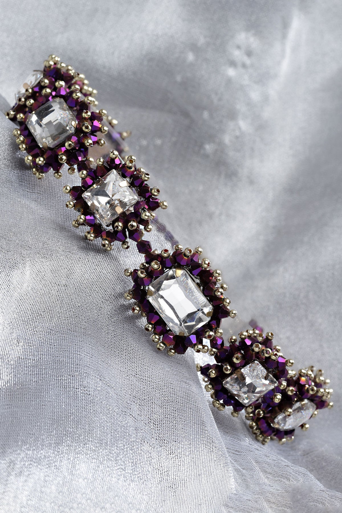 Celestial Sparkle Bead Studded Choker 