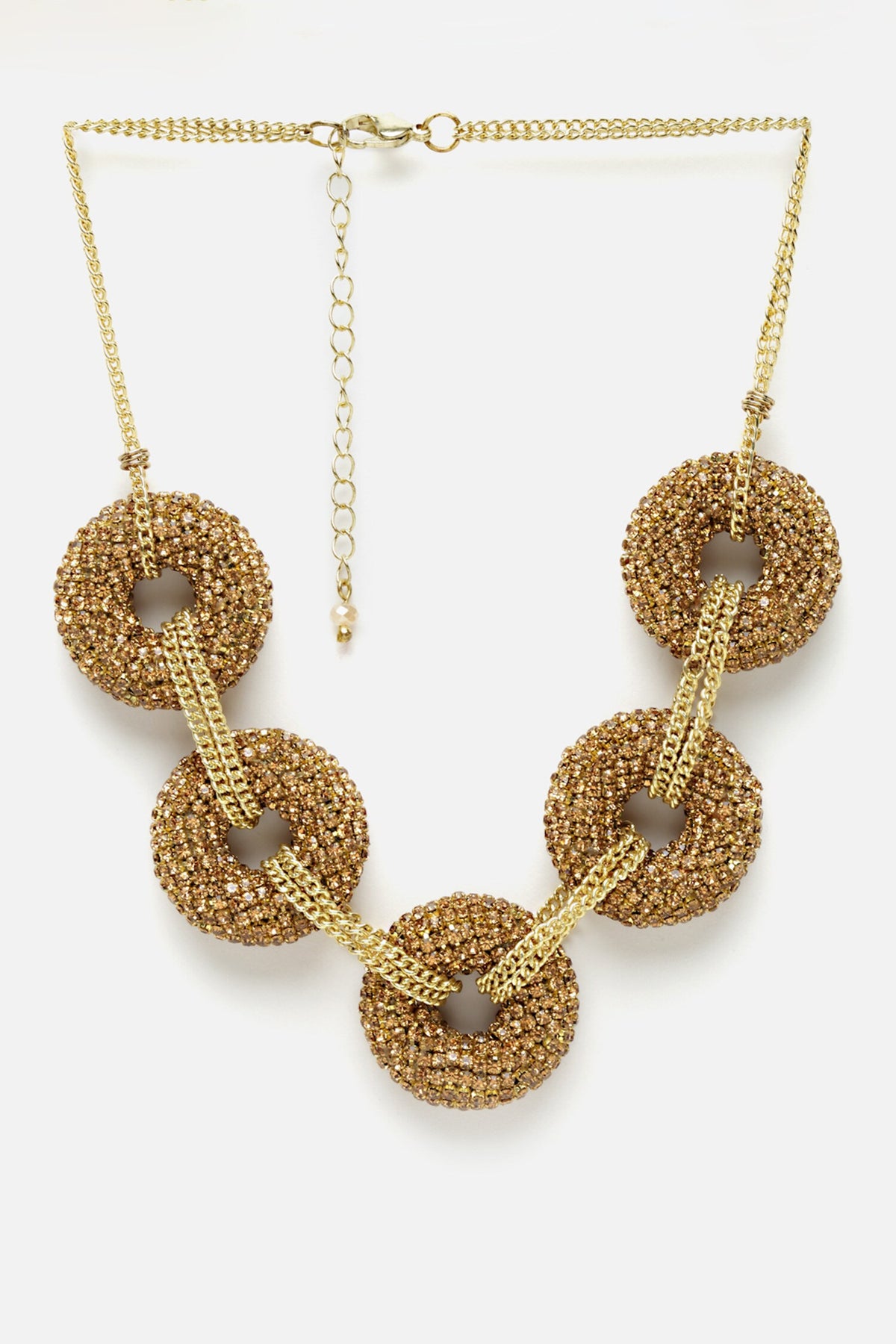 Dazzling Donut Shaped Choker 