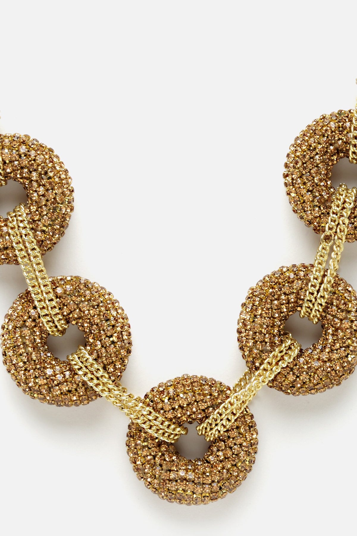 Dazzling Donut Shaped Choker 
