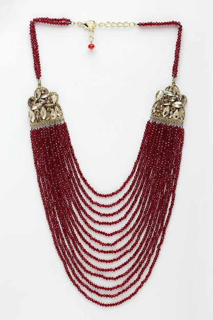 Bead Embellished Necklace 