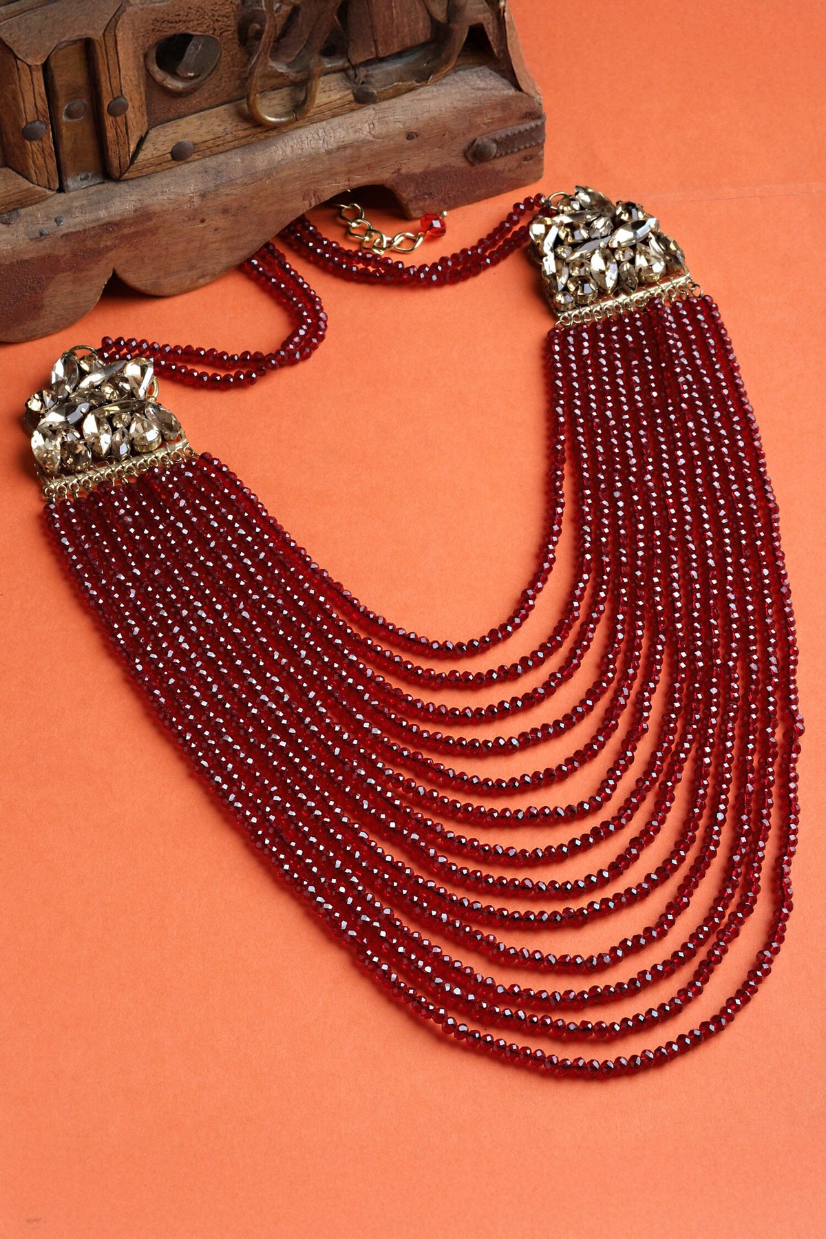 Bead Embellished Necklace 