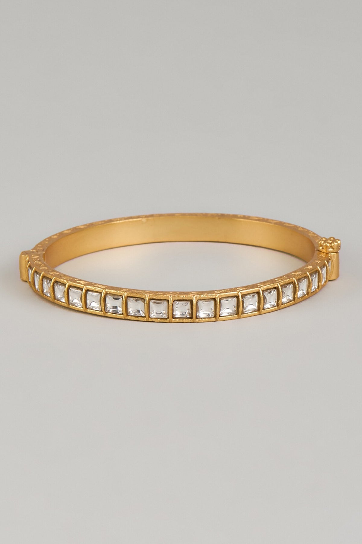Quad Kundan Stone Embellished Bangle 
