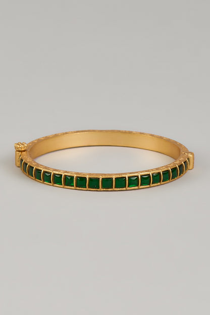 Quad Kundan Embellished Bangle 