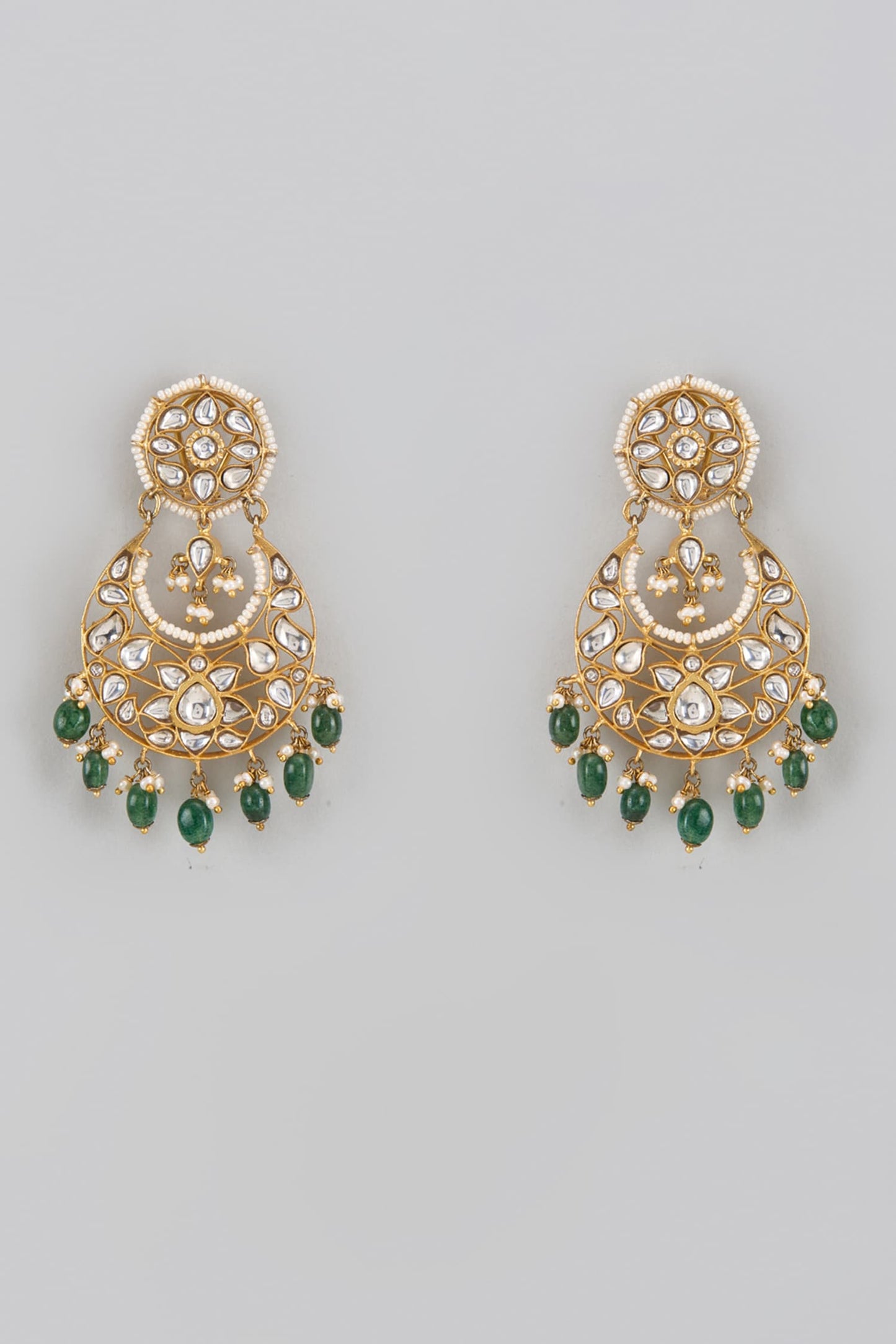 Padma Kundan Embellished Chandbalis 
