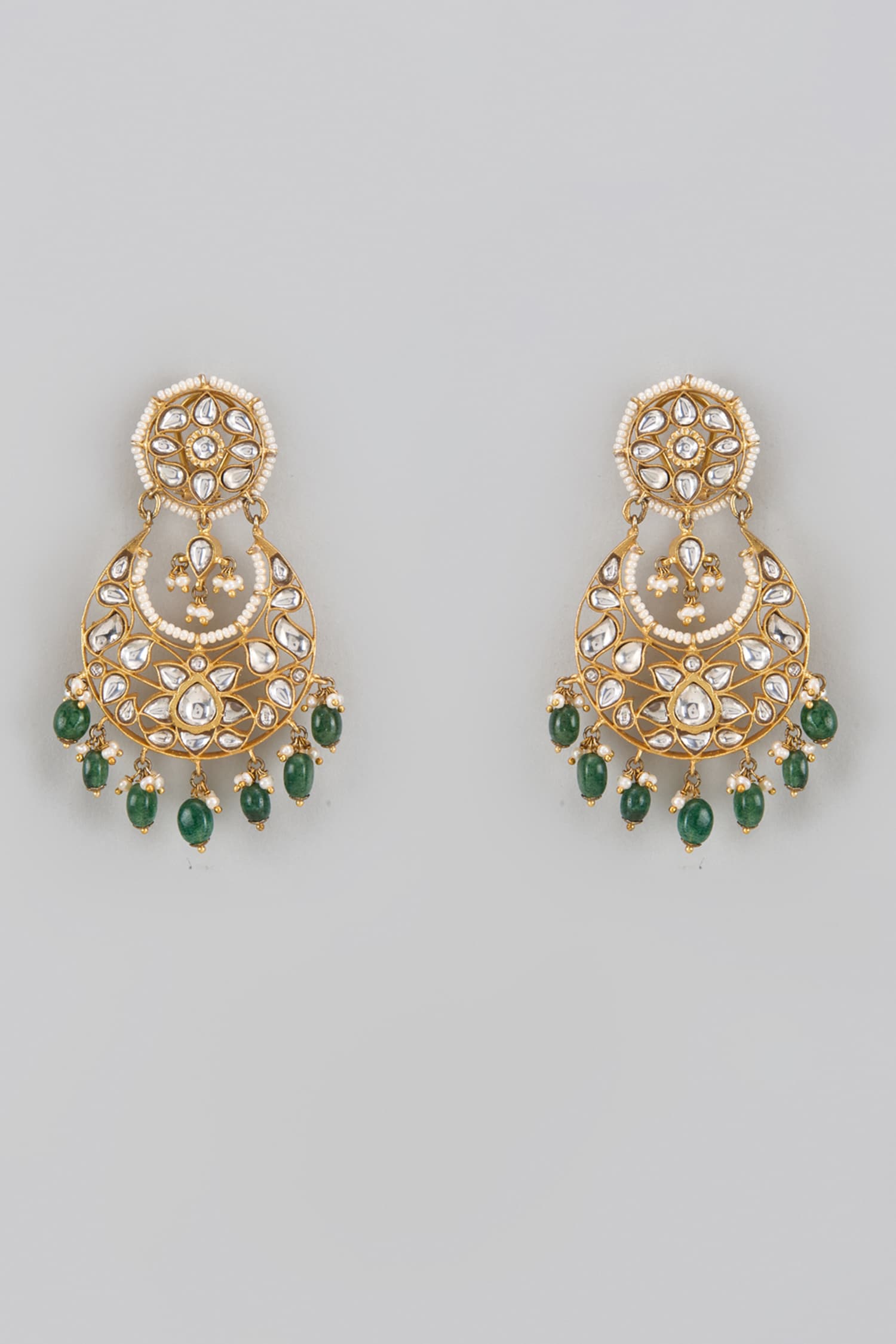 Padma Kundan Embellished Chandbalis 