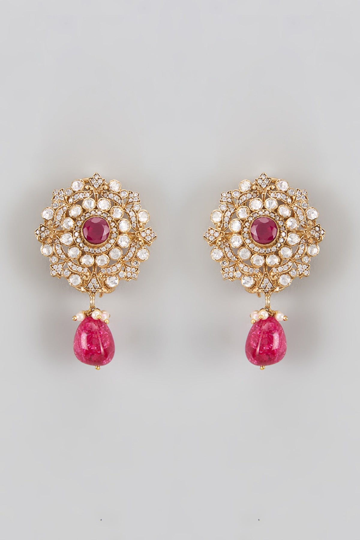 Mandala Bloom Drop Earrings 