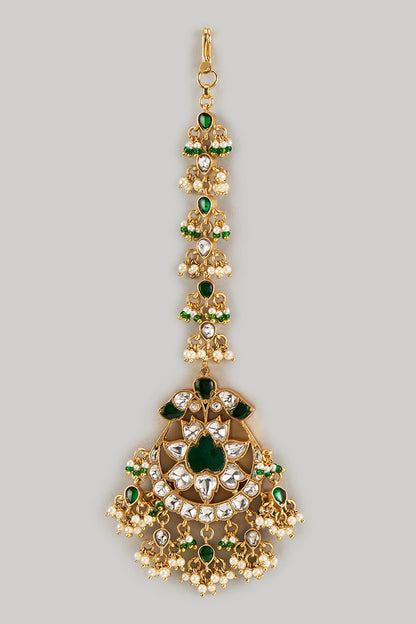 Kundan Stone Embellished Maangtikka 