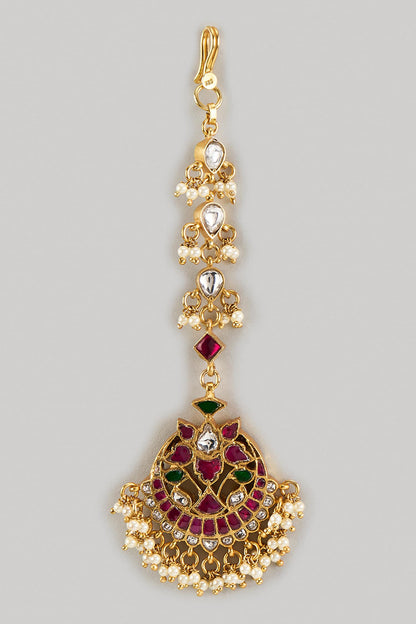 Stone Embellished Maangtikka 