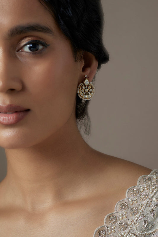 Pearl Embellished Chandbalis 