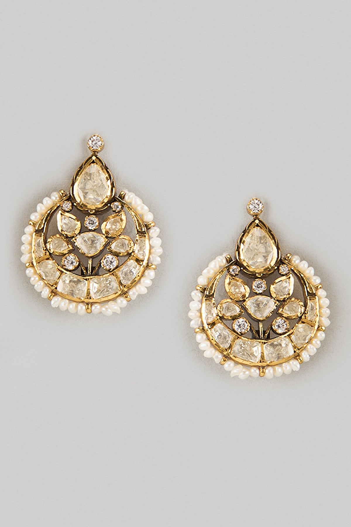 Pearl Embellished Chandbalis 