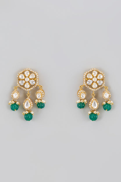 Floral Dew Drop Earrings 