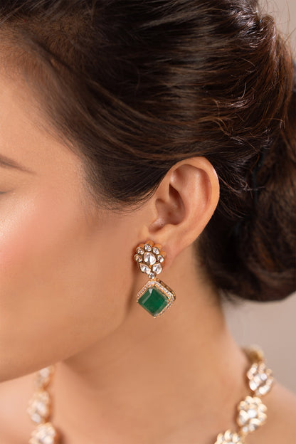 Chameli Polki Floral Necklace Set 