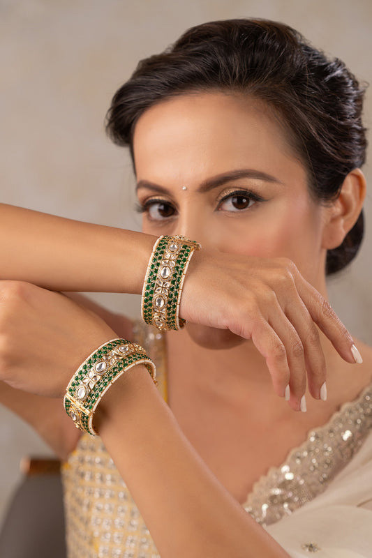 Sushmita Embellished Kada Bangle - Single Pc 