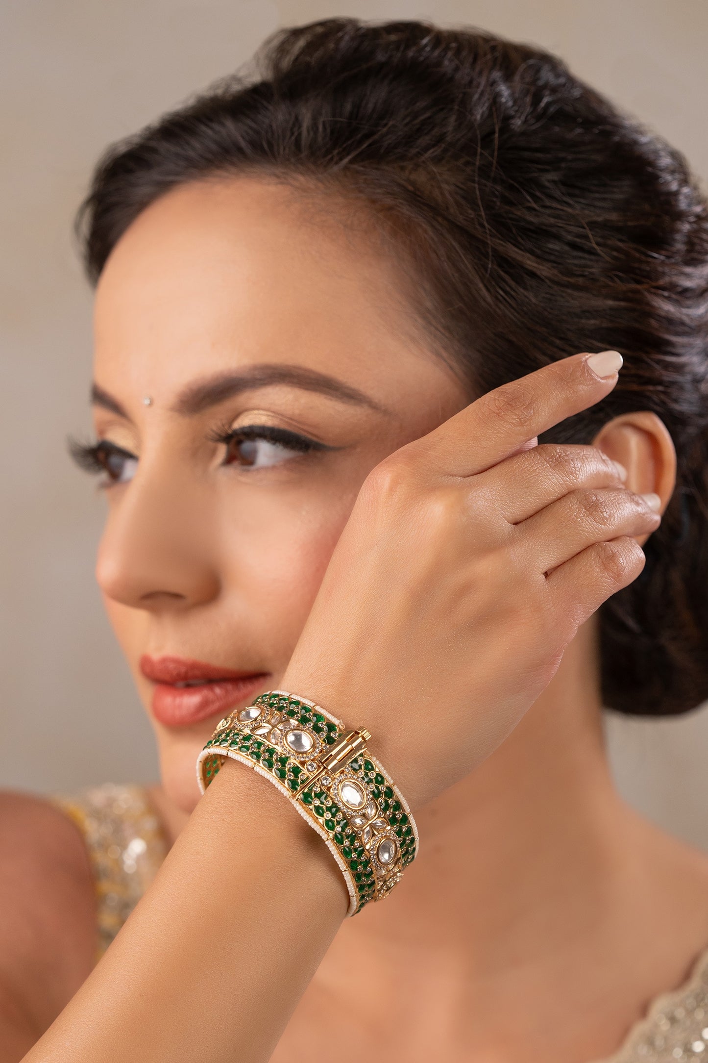 Sushmita Embellished Kada Bangle - Single Pc 