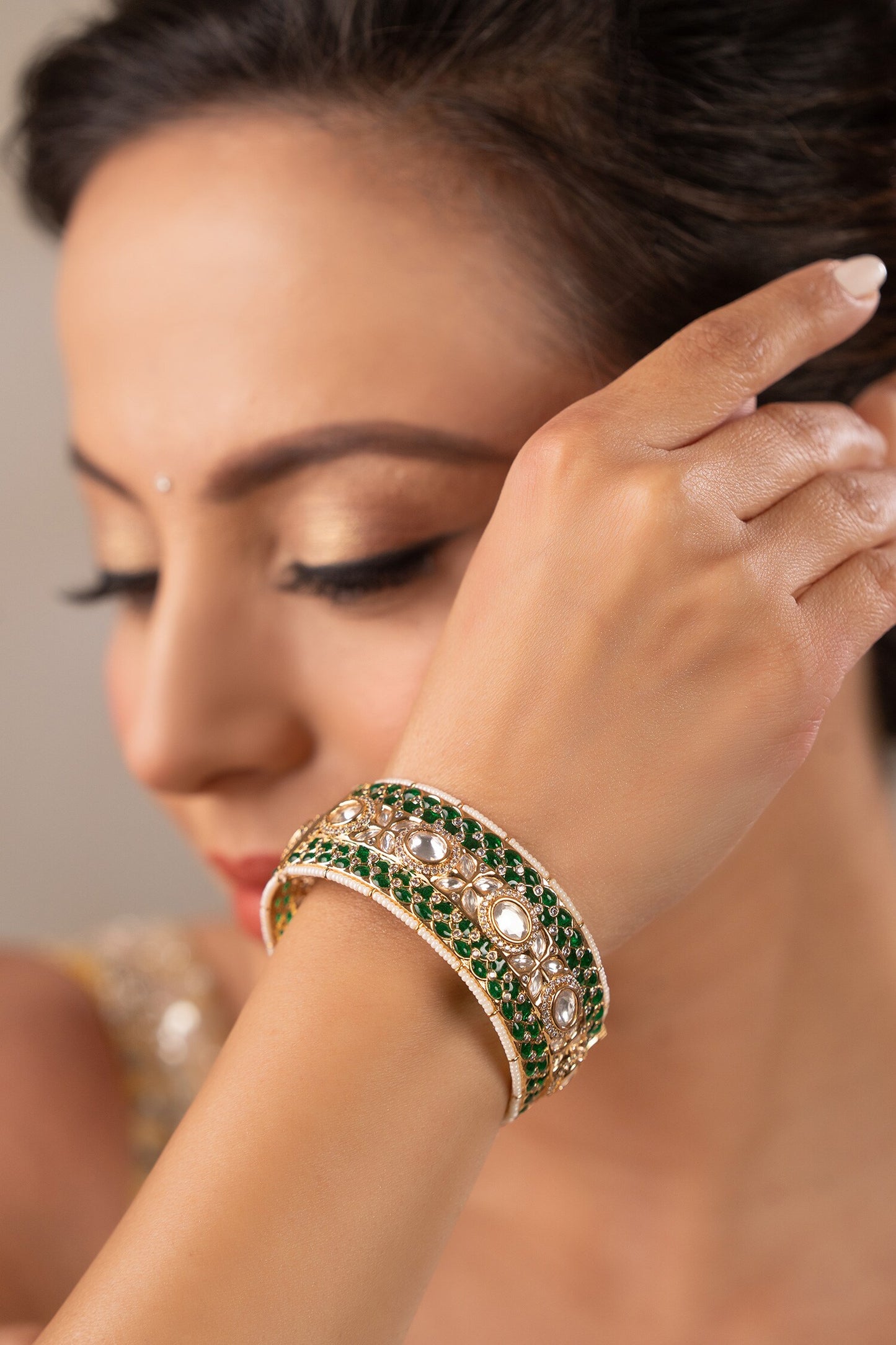 Sushmita Embellished Kada Bangle - Single Pc 
