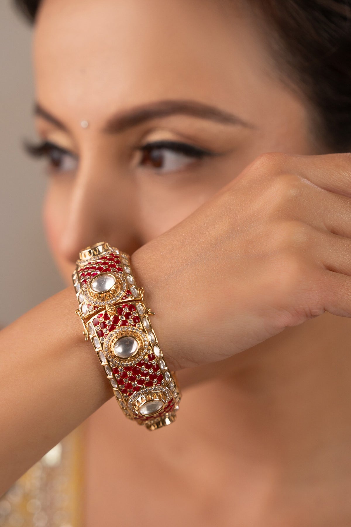 Tanija Embellished Kada Bangle -Single Pc 