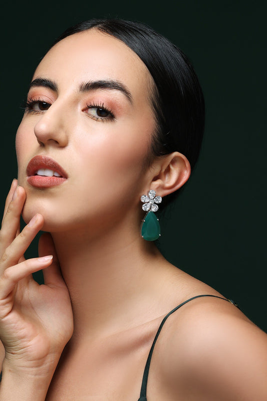 Vow of Love Onyx Drop Earrings 