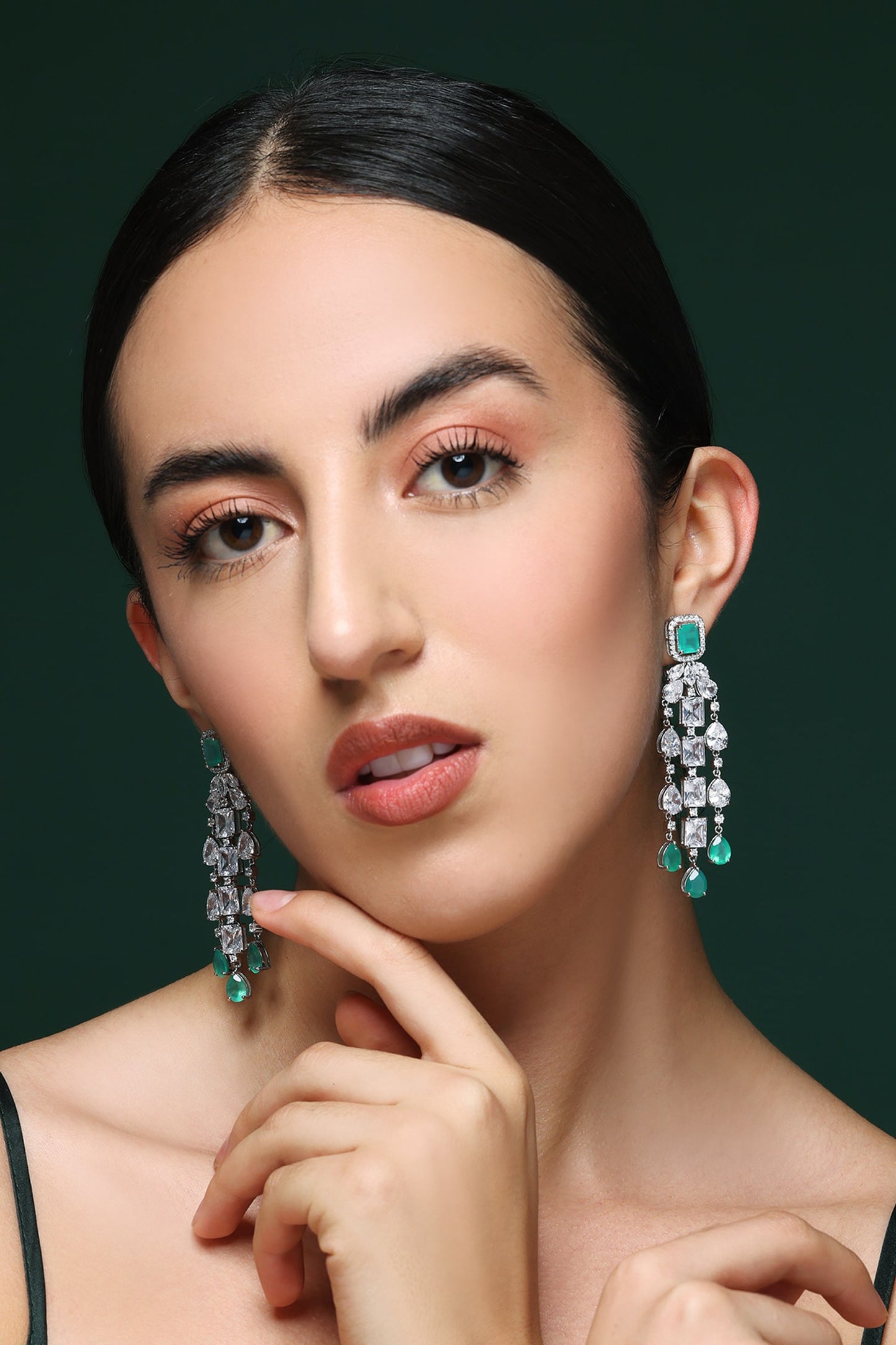 Twilight Radiant Stone Drop Earrings 