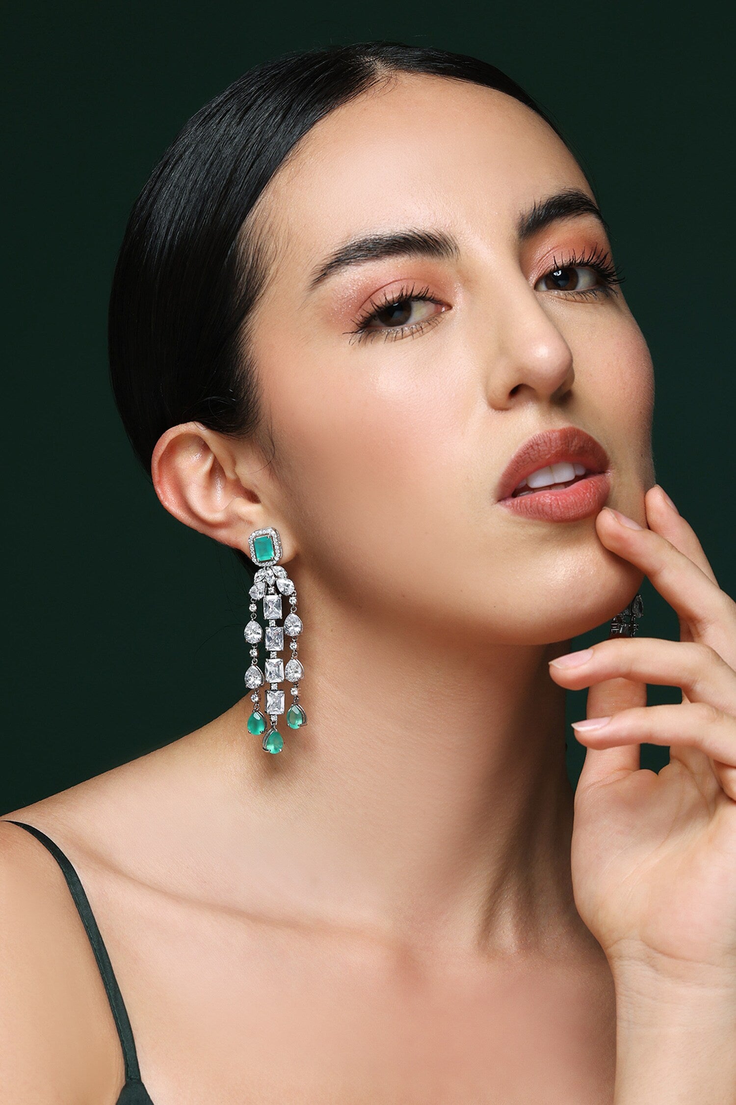 Twilight Radiant Stone Drop Earrings 