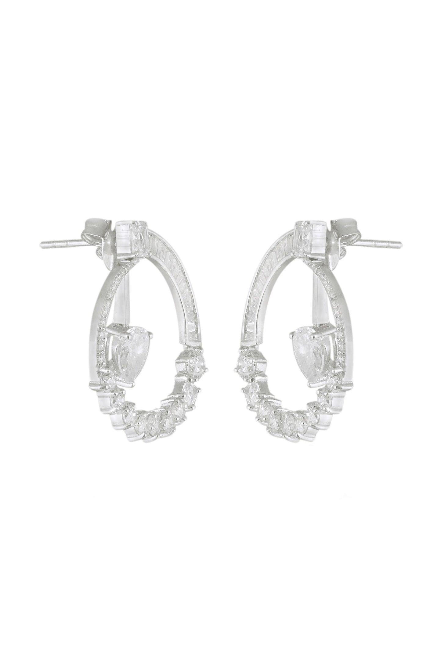 CZ Orbit Hoops 