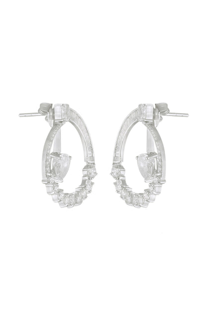 CZ Orbit Hoops 