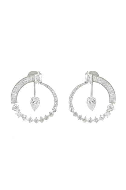 CZ Orbit Hoops 