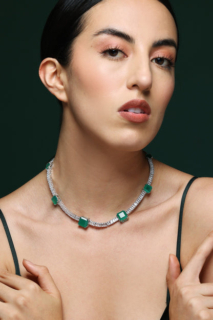Graceful Glow CZ Necklace 
