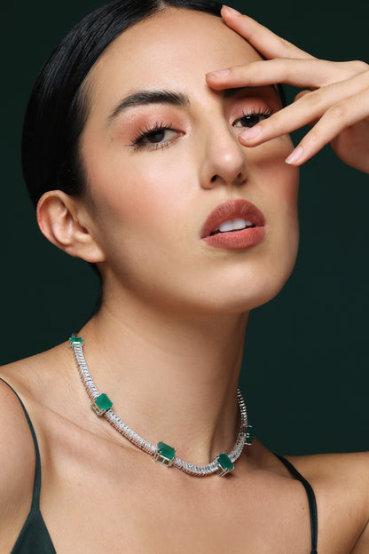 Graceful Glow CZ Necklace 