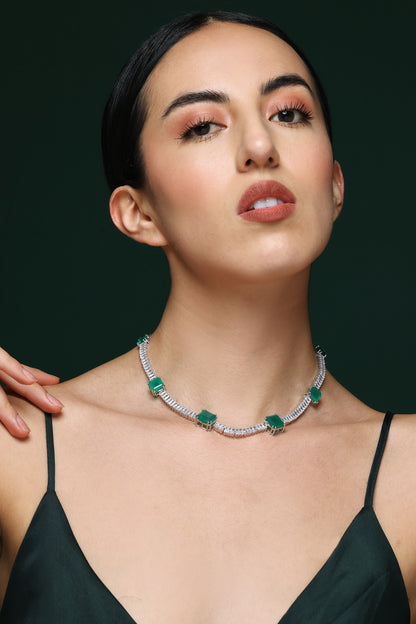 Graceful Glow CZ Necklace 