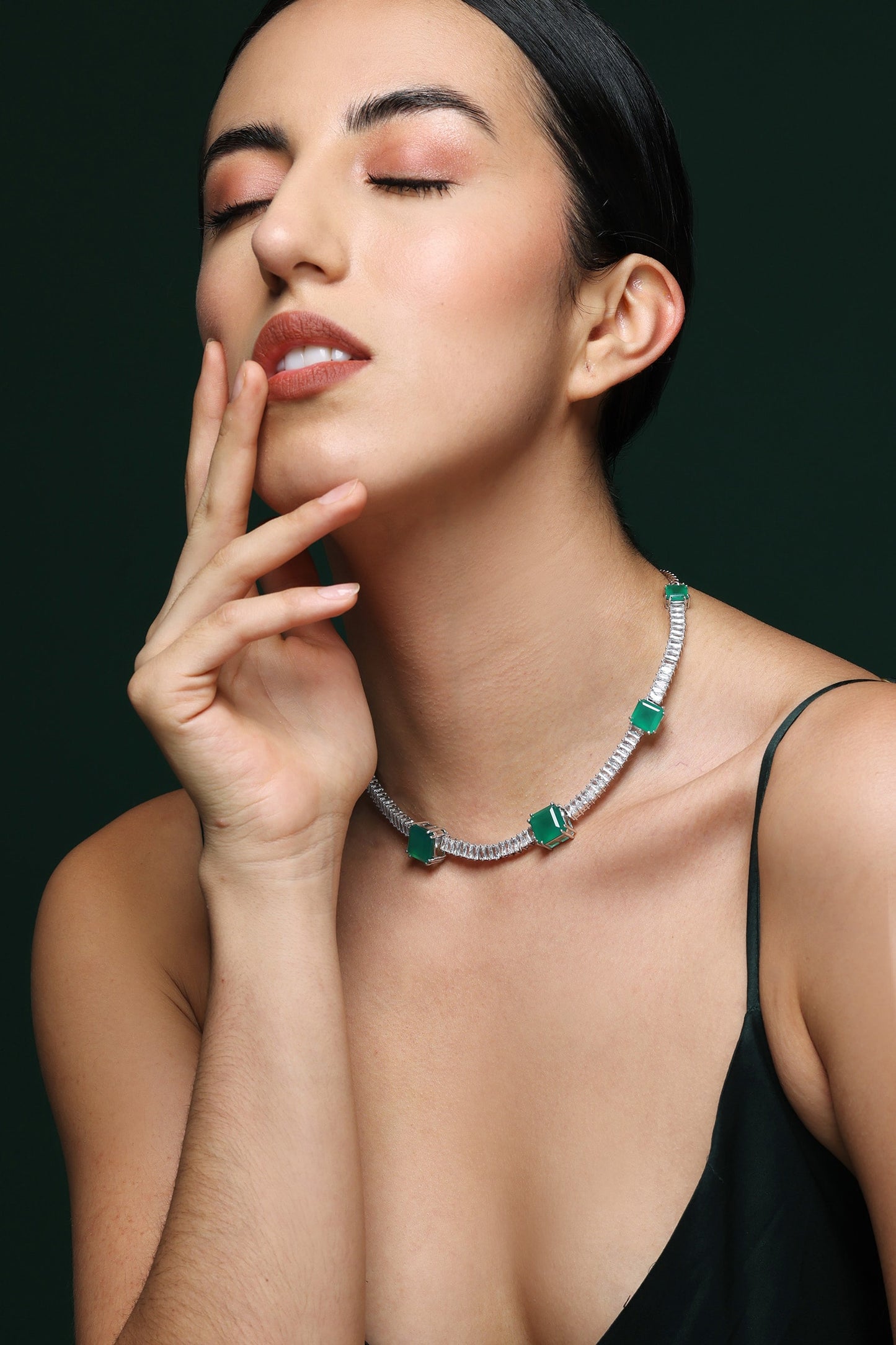 Graceful Glow CZ Necklace 