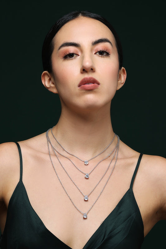 Waves of Promise CZ Necklace 