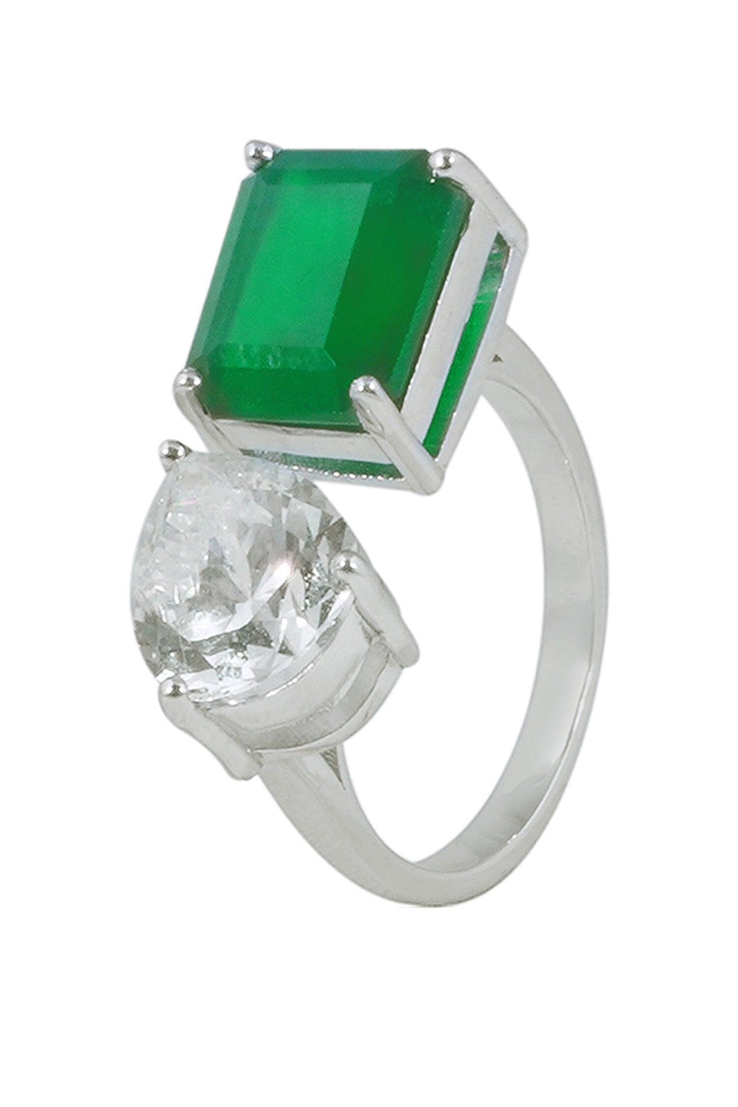 Radiant Stone Promise Ring 