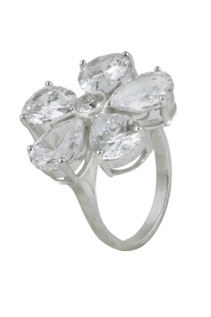 Promise Petal CZ Ring 