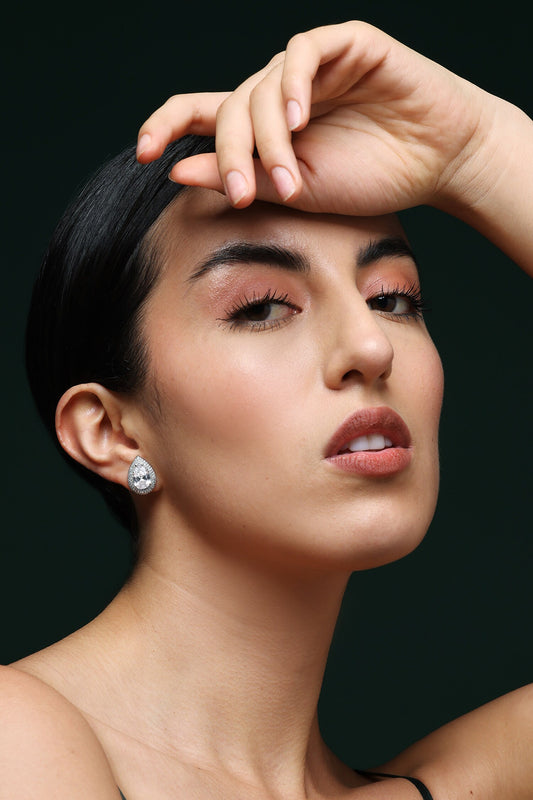 CZ Bloom Whisper Studs 