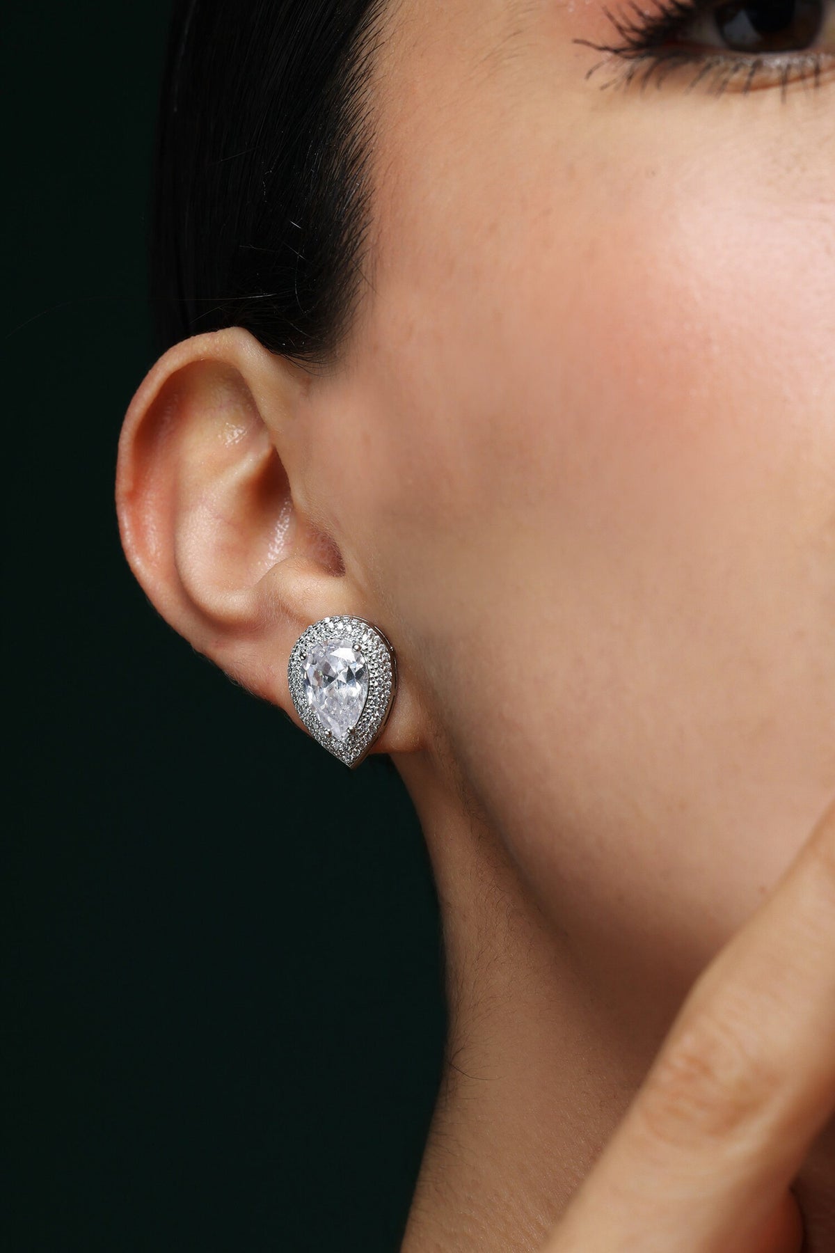 CZ Bloom Whisper Studs 