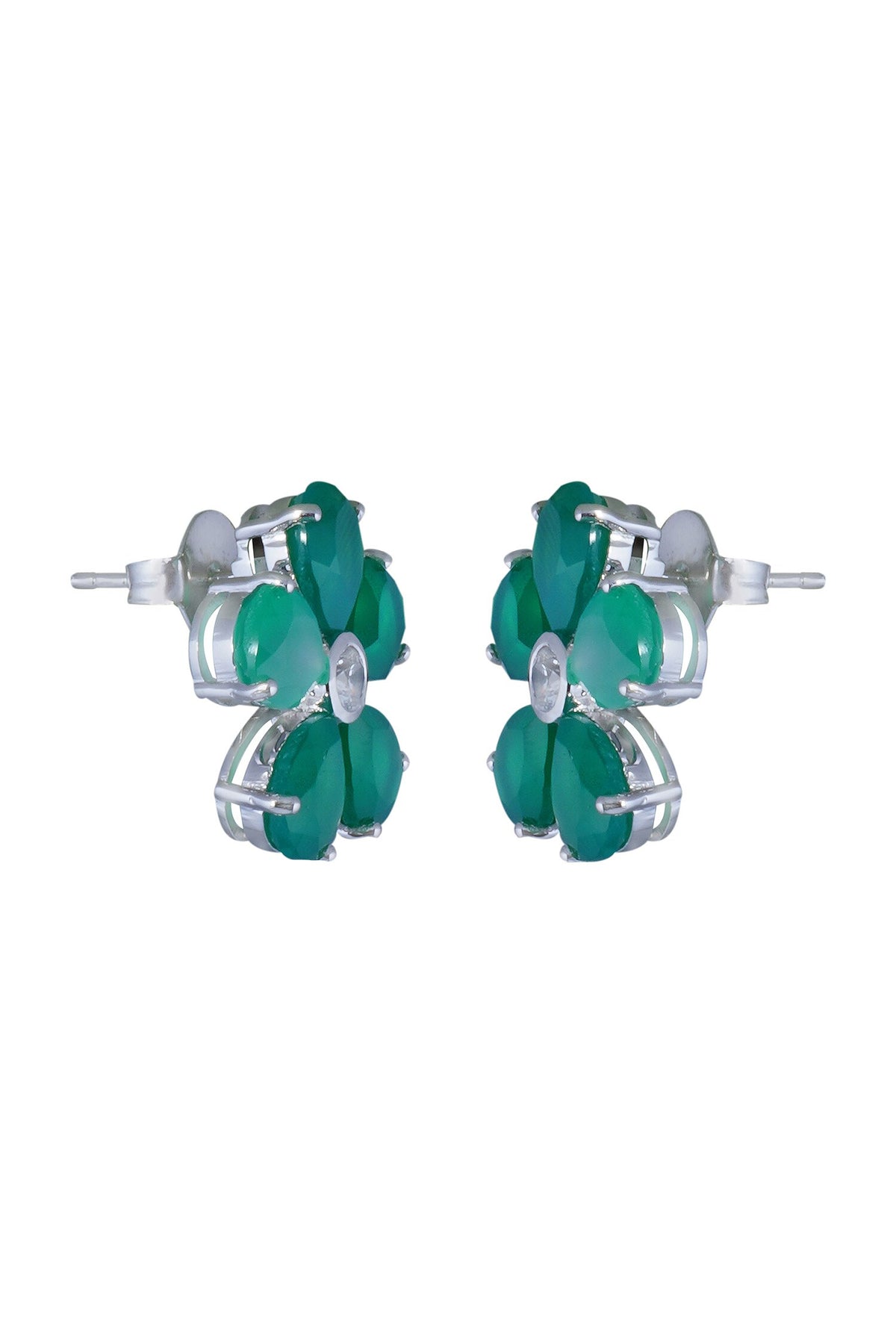 Promise Petal Onyx Studs 