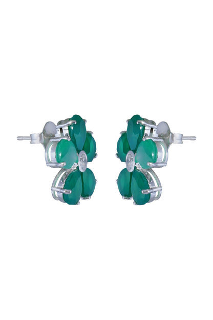 Promise Petal Onyx Studs 