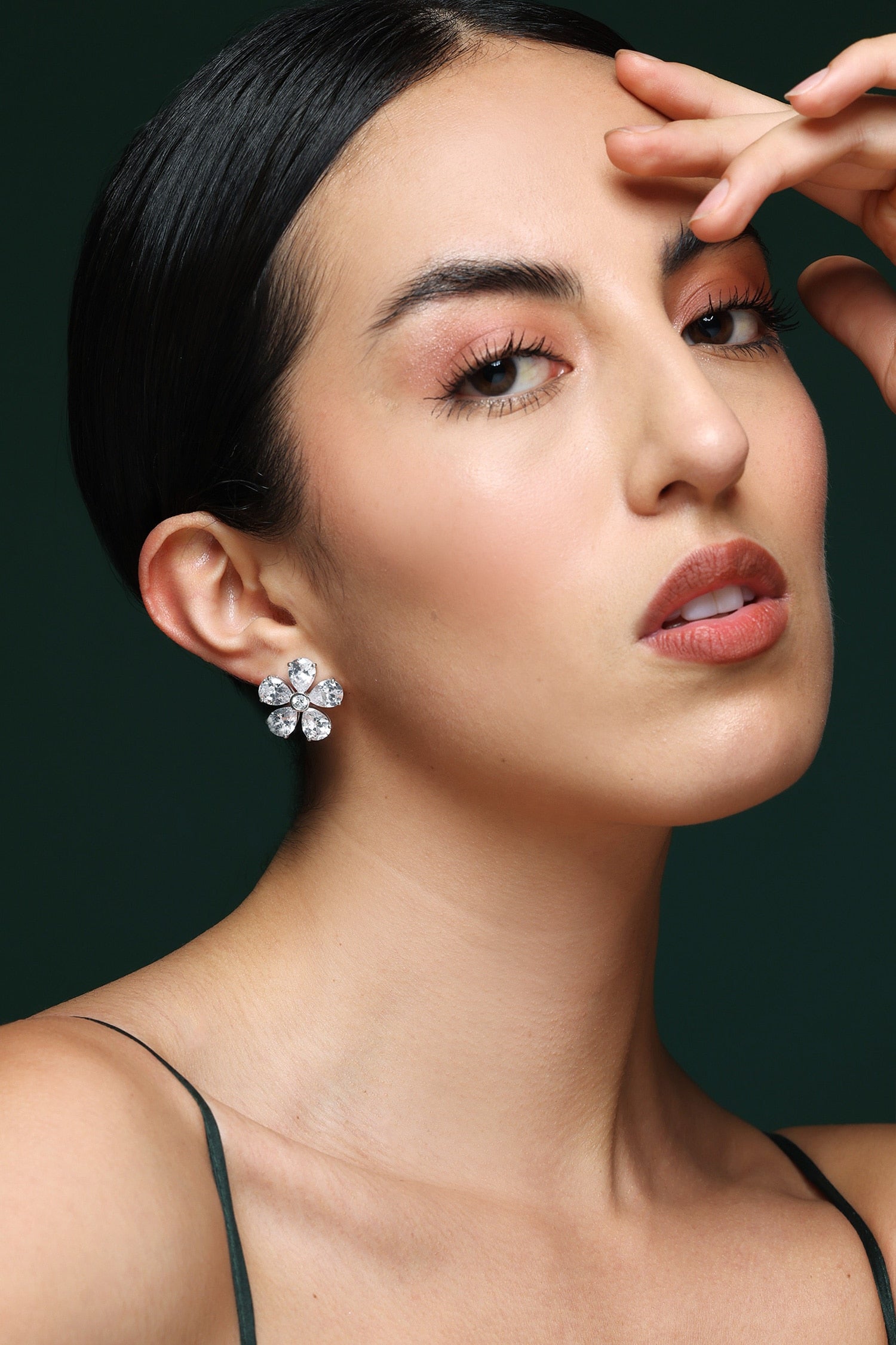 Promise Petal CZ Studs 