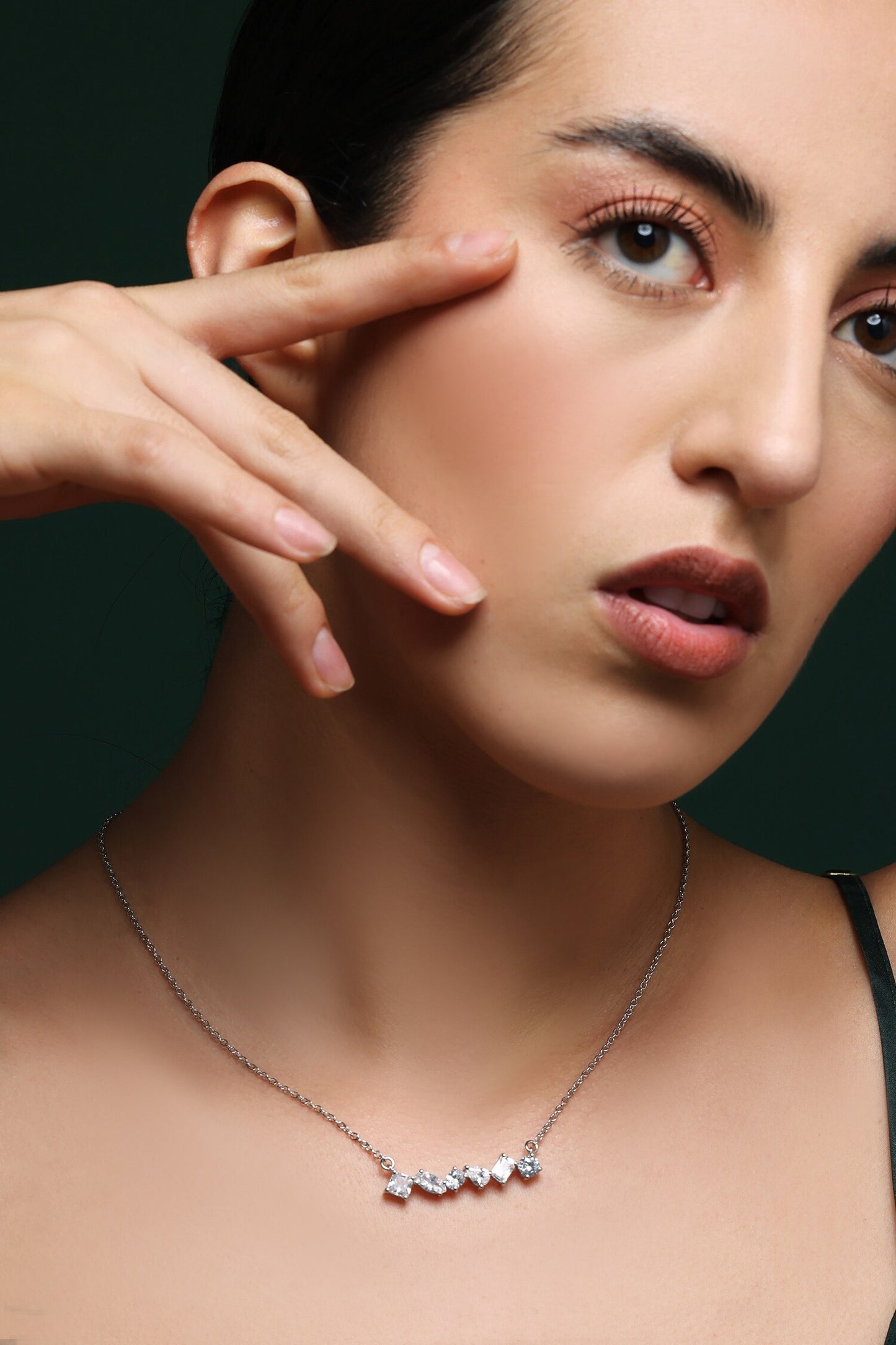 Forever Bloom CZ Necklace 