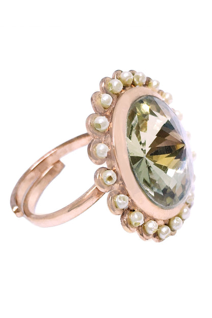 Flora Bloom Embellished Ring 