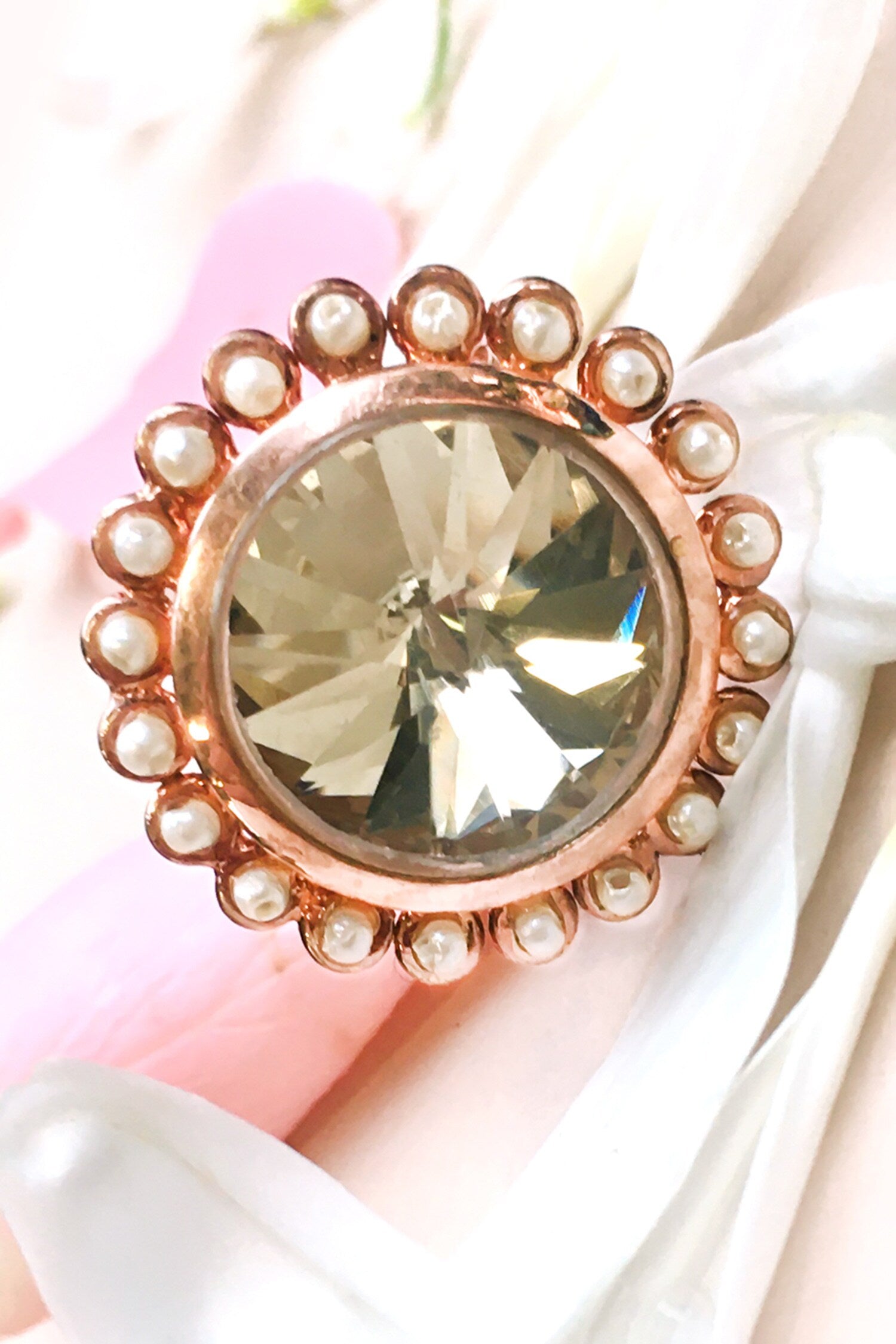 Flora Bloom Embellished Ring 