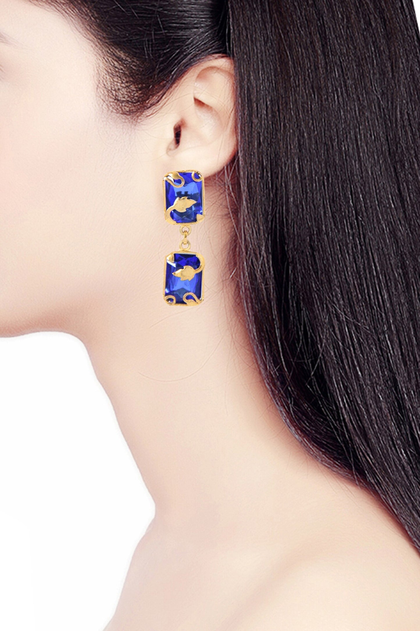 Quad Vine Embellished Danglers 