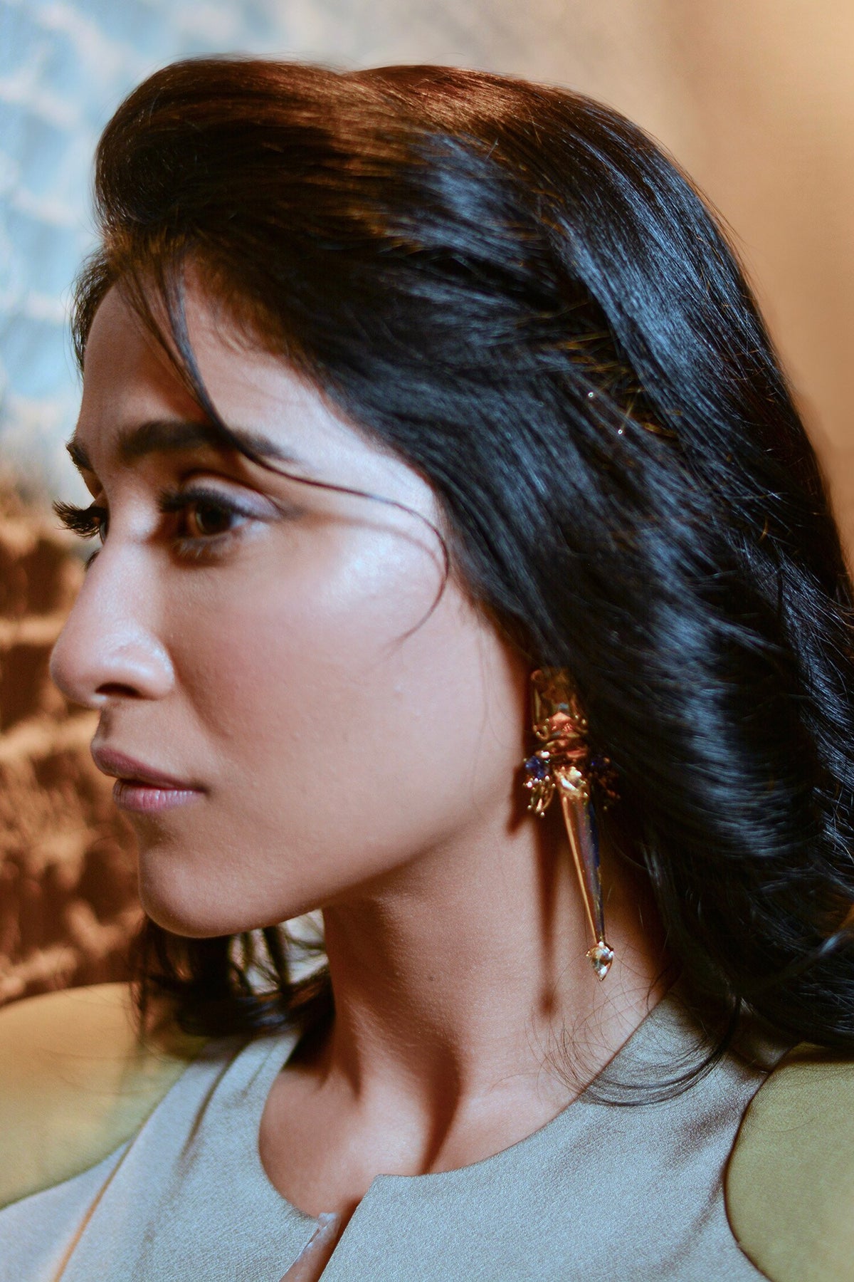 Spike Trellis Earrings 