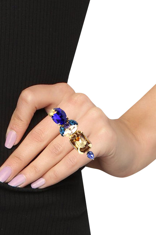 Inflorescence Bloom Vine Cocktail Ring 