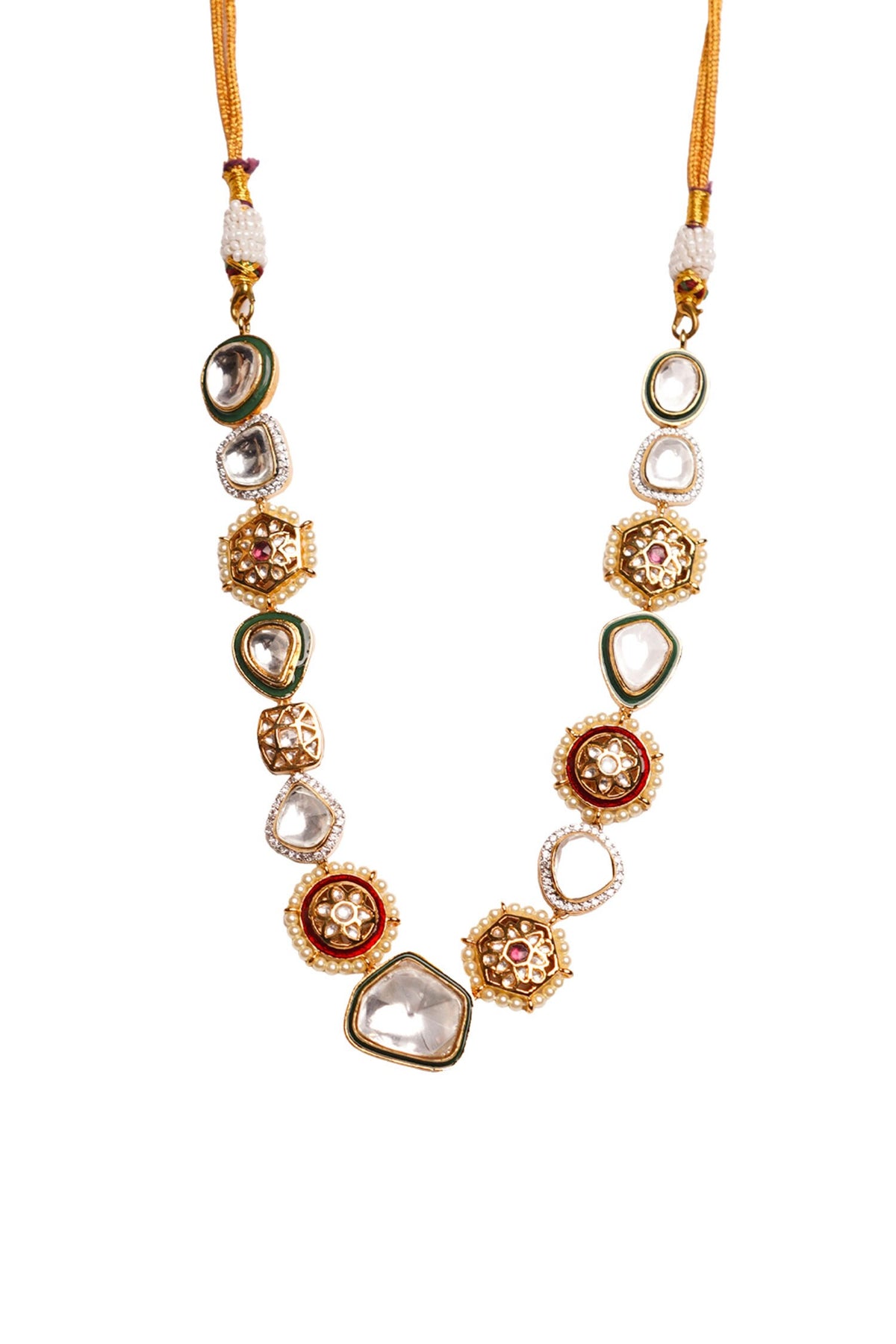 Geometric Cutwork Necklace 