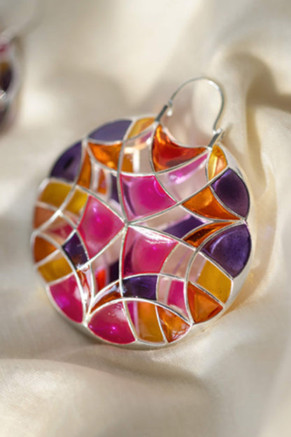 Polychrome Enamel Hoops 