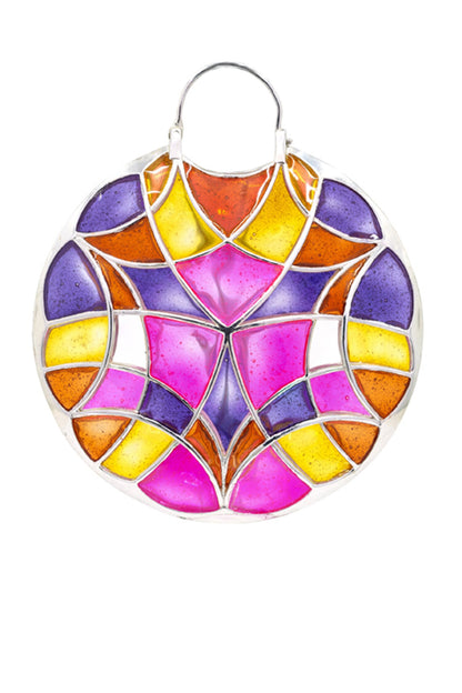 Polychrome Enamel Hoops 